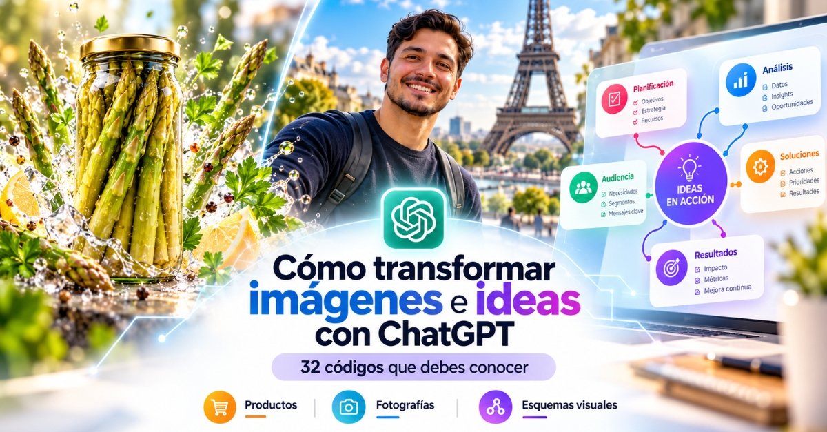 ¿Cómo transformar imágenes e ideas con ChatGPT? 32 códigos que debes conocer